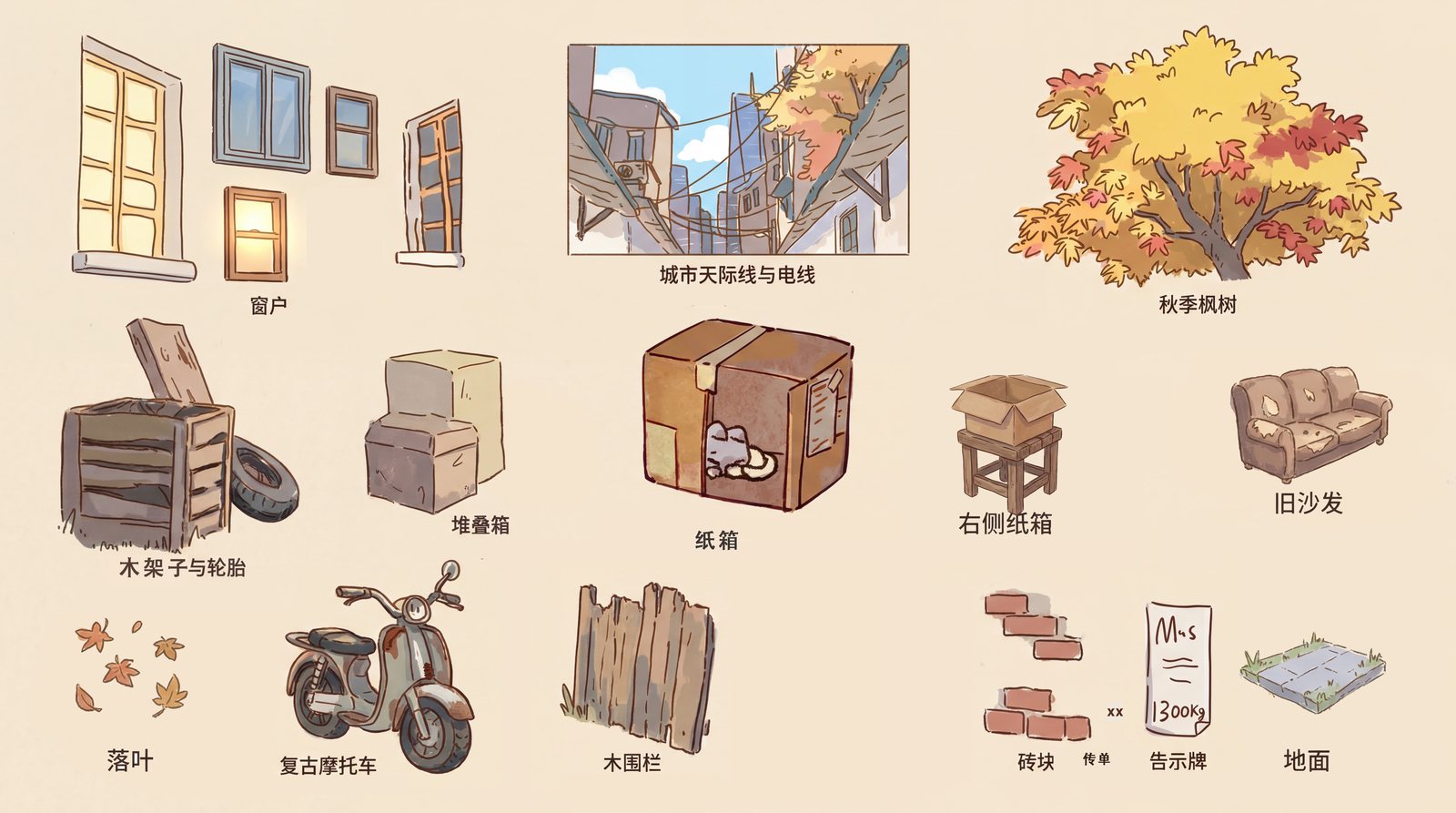 《PIKU》道具资产表